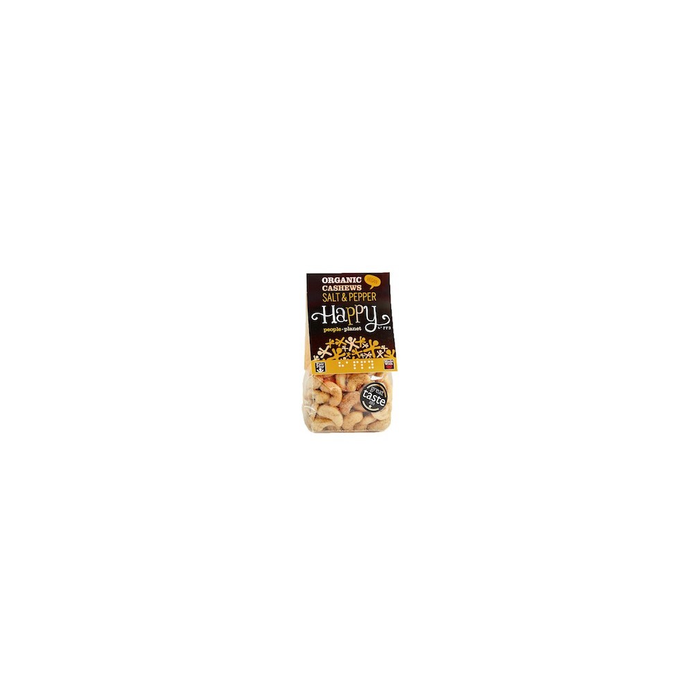 Noix de cajou sel et poivre bio 100 g (Happy People Planet)