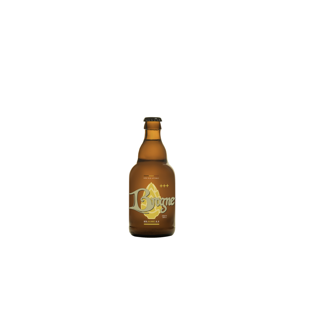 menu Observatorium Smeren Brogne 33 cl - echte biologische bier van Abdij