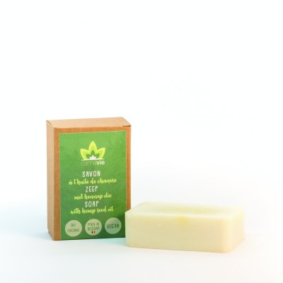 Savon à l'huile de chanvre bio 90 g (Cannavie)