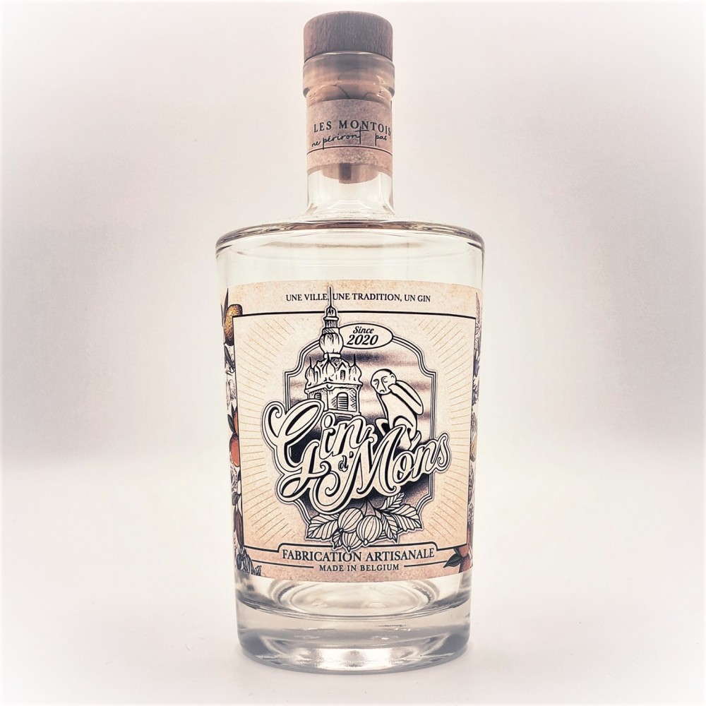 Gin d'Mons  50 cl (Distillerie de Biercée)