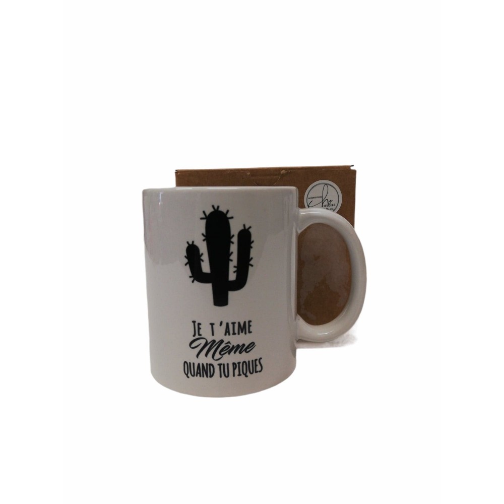 Mug je t'aime même quand tu piques (Le début d'une histoire)