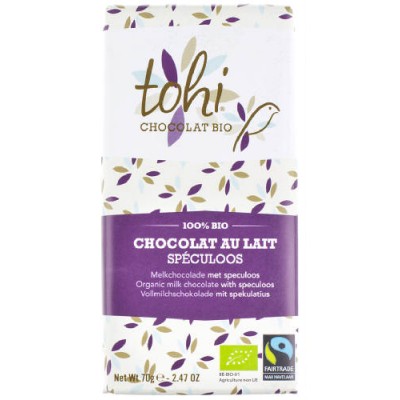 Chocolat BIO lait spéculoos(Dolfin