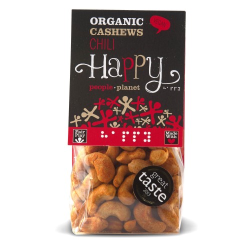 Cashewnoten bio chili 100 g (Happy People Planet)