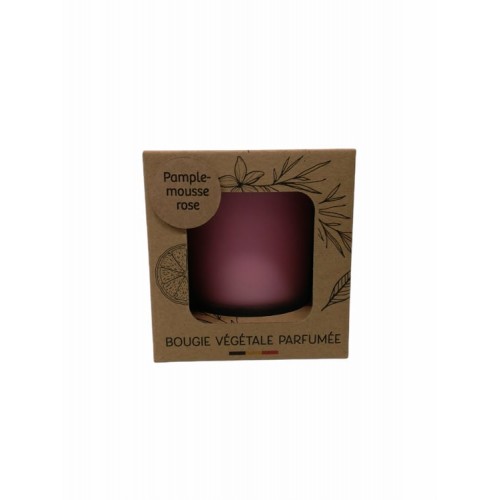 Kaars "Roze grapefruit" (La flamme belge)