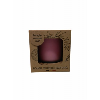 Bougie artisanale "Pamplemousse rose" (la flamme belge)