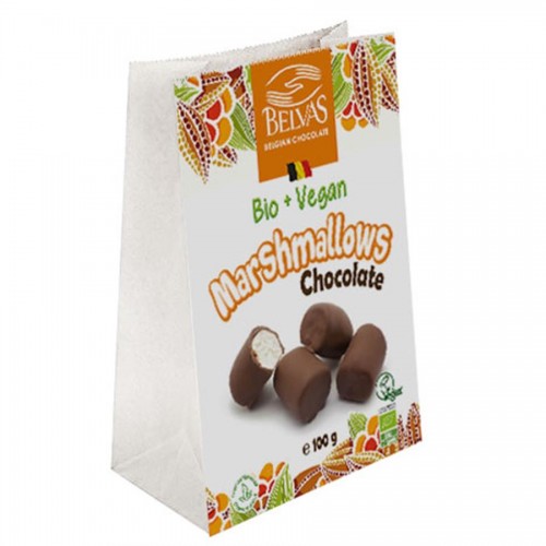 Marshmallow chocolat noir bio 100 g (Belvas)