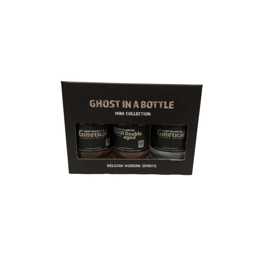 Box Ghost in a bottle 2 gin + 1 rum 10 cl