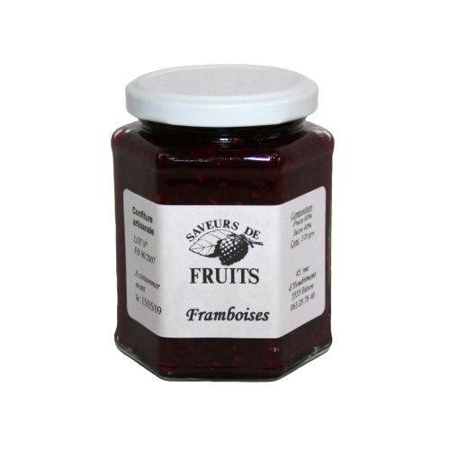 Confituur van frambozen 320 g (Saveurs de fruits)