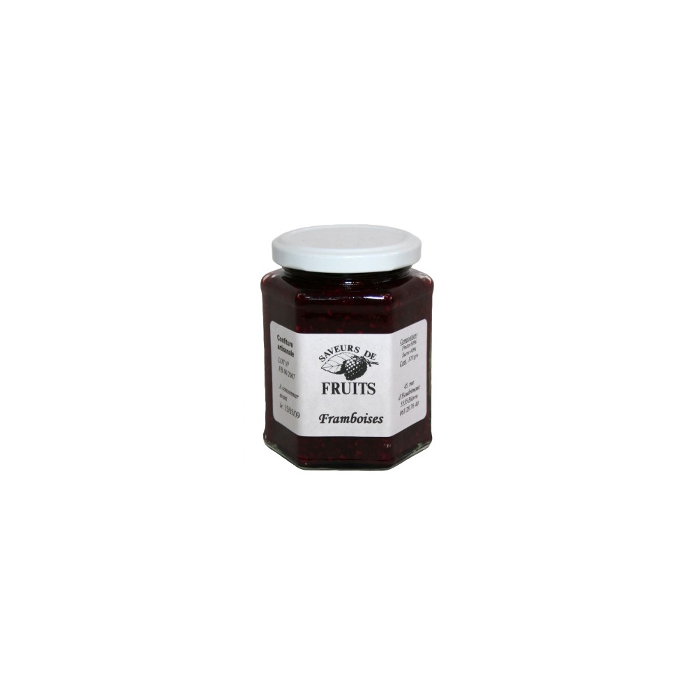 Confituur van frambozen 320 g (Saveurs de fruits)