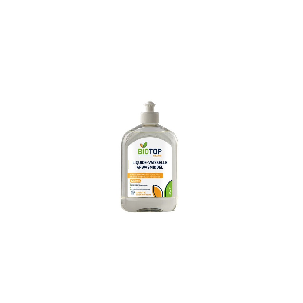 Liquide vaisselle main concentré 500 ml (Biotop)