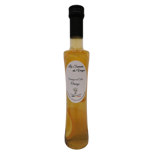 Vinaigre de cidre orange 20 cl (Les saveurs du verger)