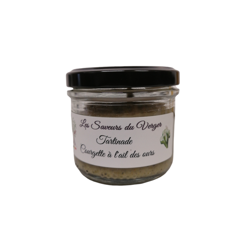 Tartinade de courgettes à l'ail des ours 110 g (Les saveurs du verger)