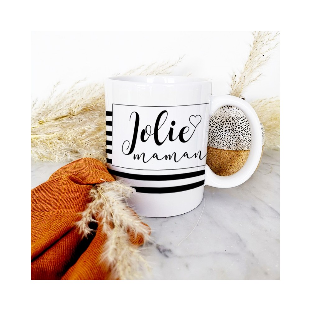 Mug "Jolie maman" (Le début d'une histoire)