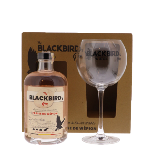 Koffer Blackbird gin 50 cl + 1 glas (Distillerie de Namur)