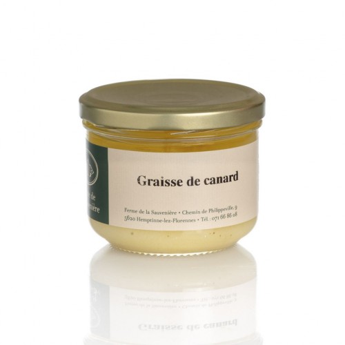 Graisse de canard 180 g (Ferme de la Sauvenière)