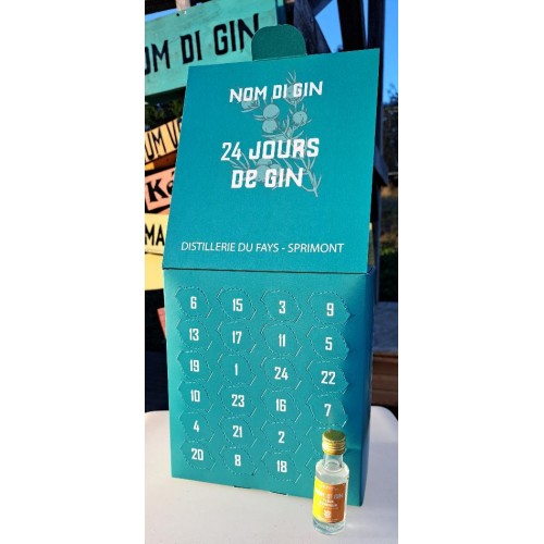 Calendrier de l'Avent  Nom di Gin (Distillerie du Fays)