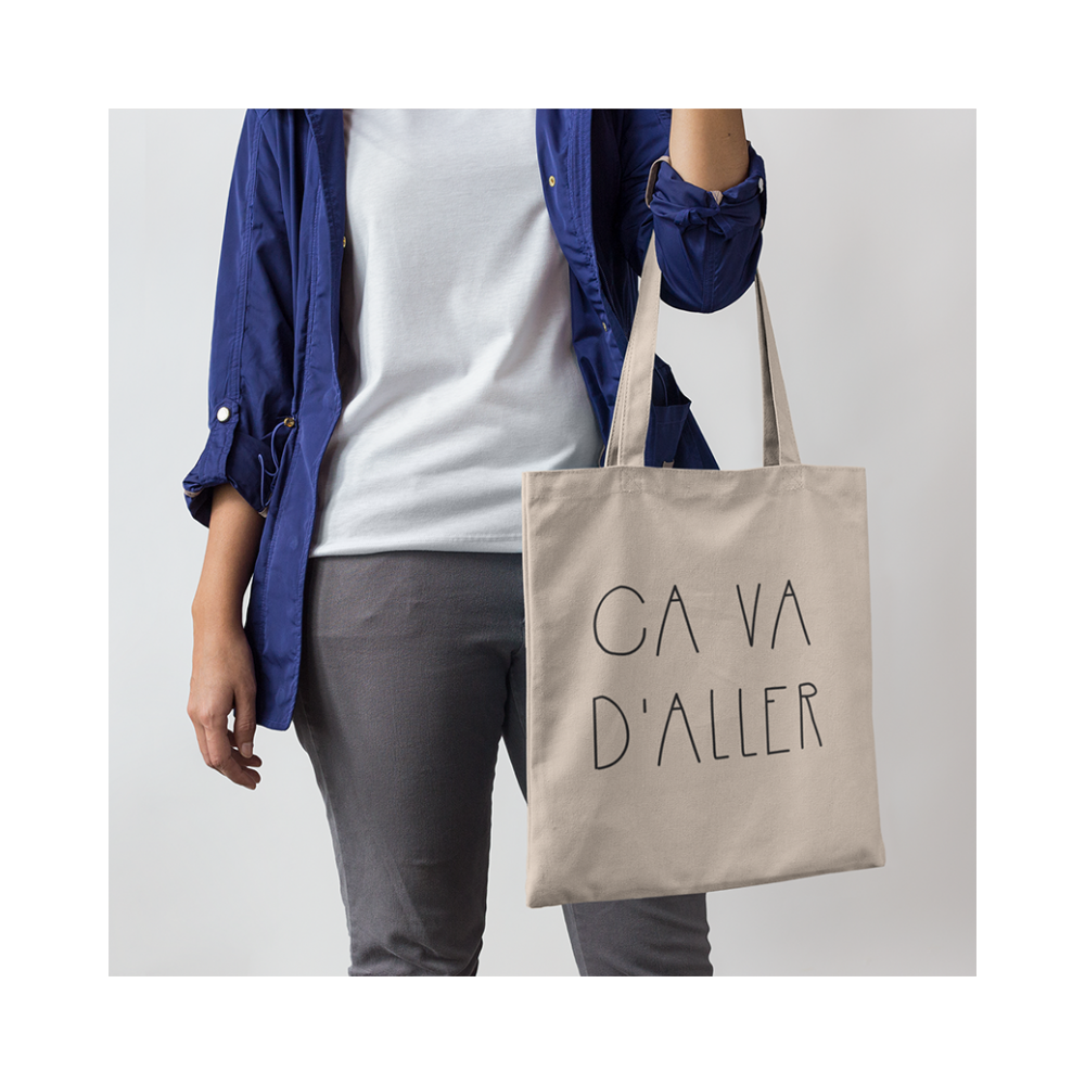 Tote bag "Ca va d'Aller" (Belge 1 fois)