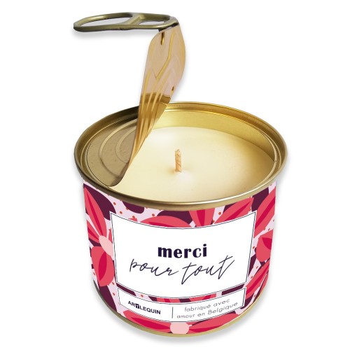 Bougie "Merci pour tout" (Artlequin)