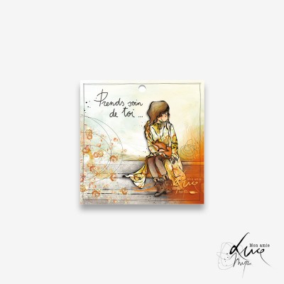 Carte cadeau mon amie Luce "Prends soin de toi"