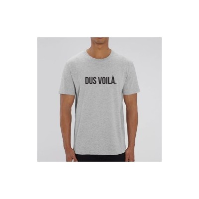 Tshirt courte manche " Dus voila" Gris XL-homme (belge 1 fois)
