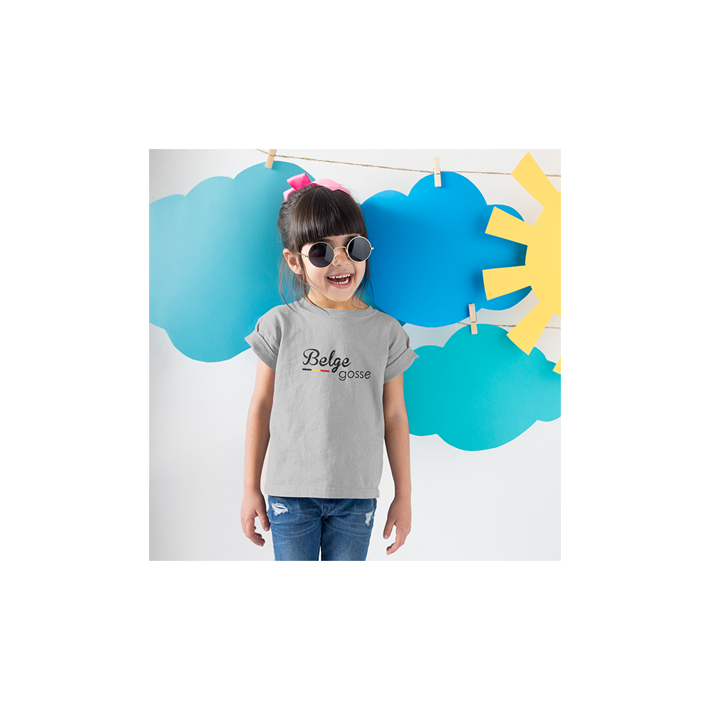 Tshirt "Belge gosse" gris