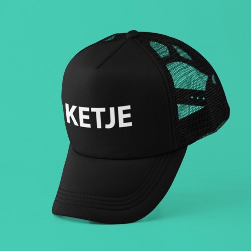 Casquette Ketje noir (Belge 1 fois)