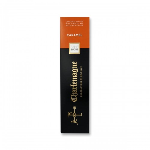 Chocolat lait caramel sans sucre 100 g (Charlemagne chocolatiers)