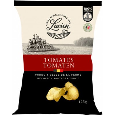 Les chips de Lucien Tomates 125 g