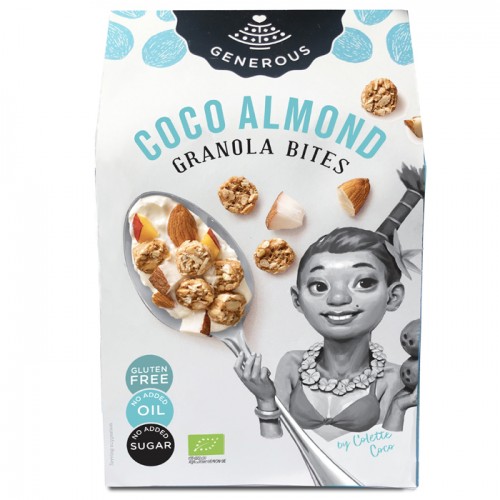 Bouchées de granola coco amandes bio 300 g (Generous)