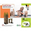Kasteeltoren Lodewijk de Leeuw - 15 onderdelen + Hefbrug - 8 onderdelen (Ardennes toys)