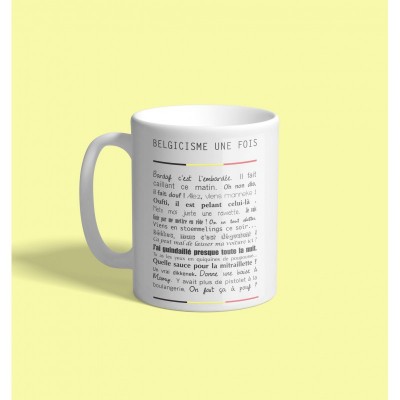 Mug belgicisme (Belge une fois)