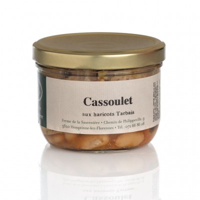 Cassoulet aux haricots Tarbais 400 g (Ferme de la Sauvenière)