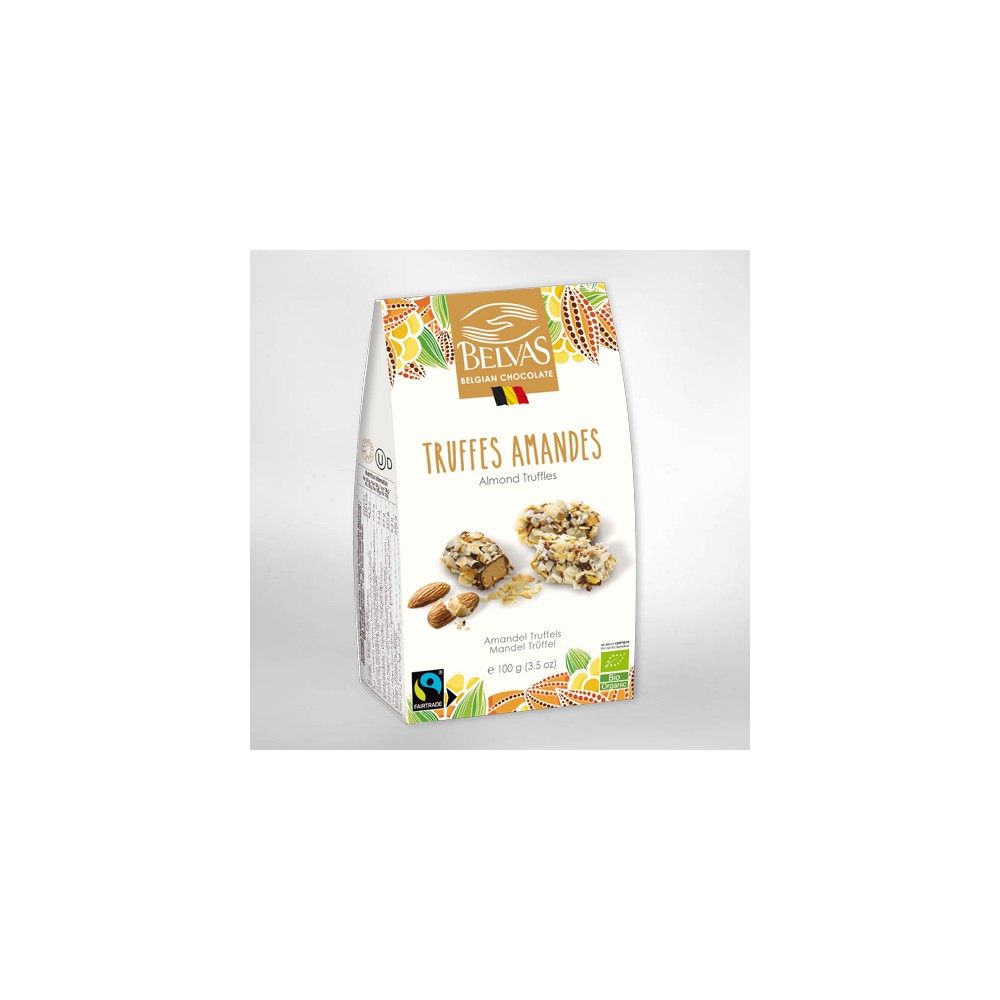 Truffes amandes bio&Fairtrade 100 gr(Belvas)