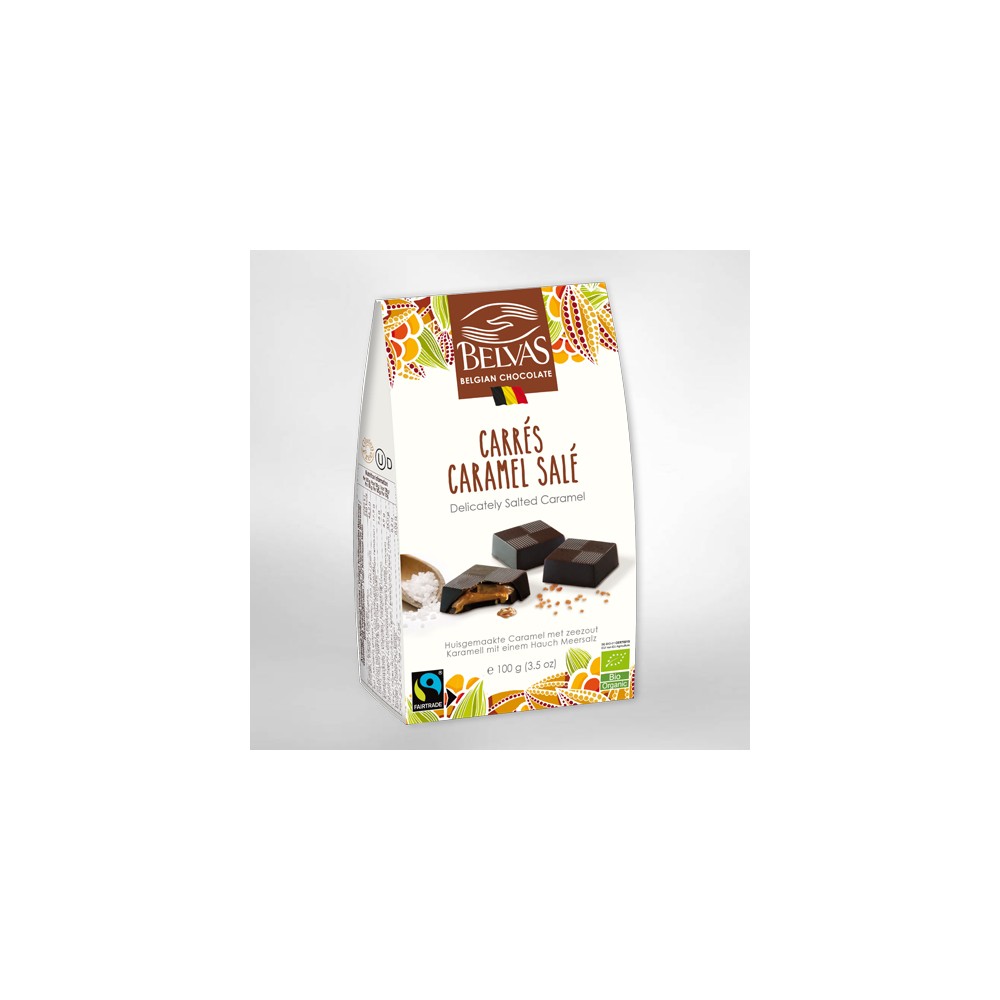 Gezoute karamel bio & Fairtade 100g (Belvas)