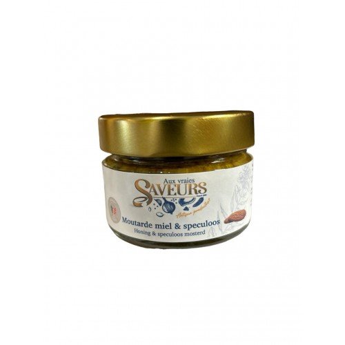 Moutarde miel & speculoos 110 ml (Aux Vraies Saveurs)