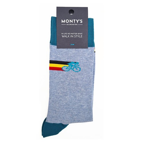 Chaussettes "Allez Belgique" EU: 43-46/ UK 9-11 (Monty's Accessories)