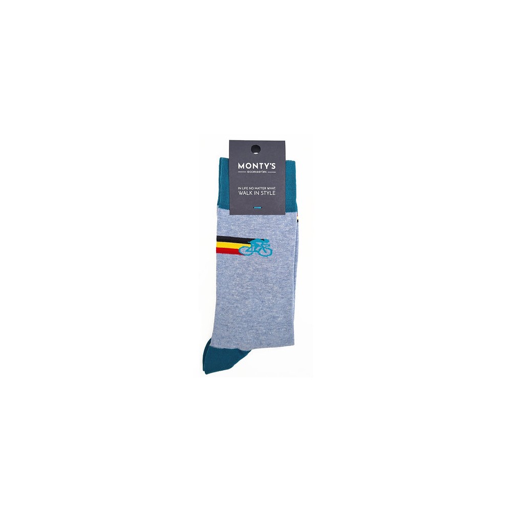 Sokken "Allez Belgique" EU: 43-46/ UK 9-11(Monty's Accessories)