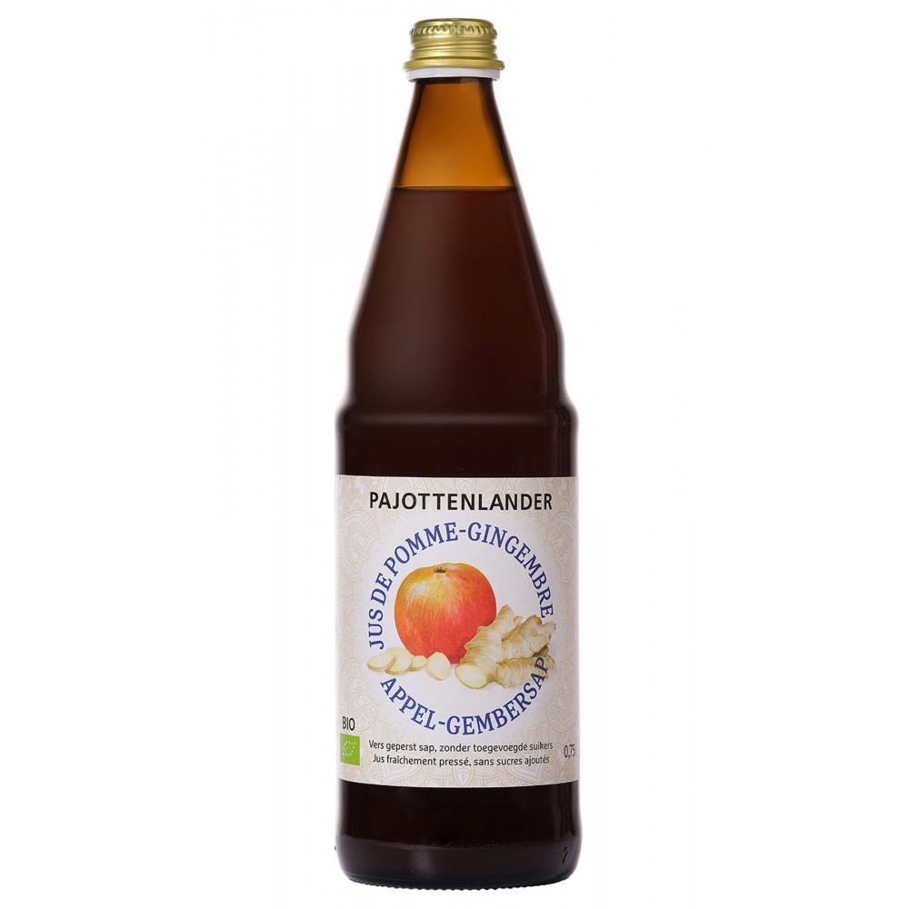 Jus de pommes - gingembre BIO 75 cl (Pajottenlander)