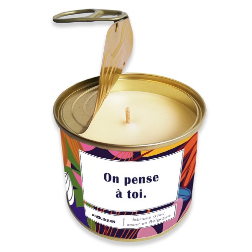 Bougie "On pense à toi" (Artlequin)