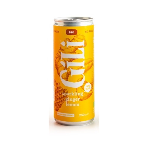 Limonade au gingembre pétillante 250 ml (Gili)
