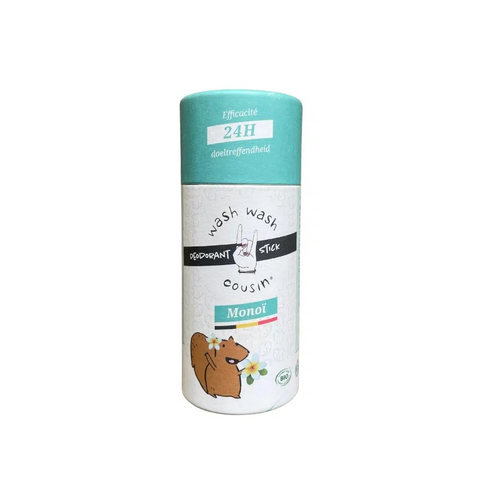 Déodorant stick Monoï 60 ml (Wash Wash Cousin)