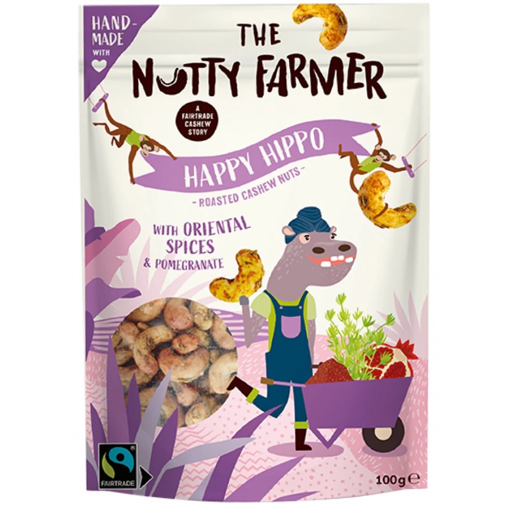 Noix de cajou Happy hippo 100 g (The Nutty farmer)