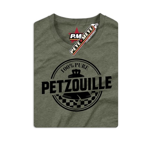 Tshirt courte manche "Petzouille" kaki XL- homme (Peye Meye)