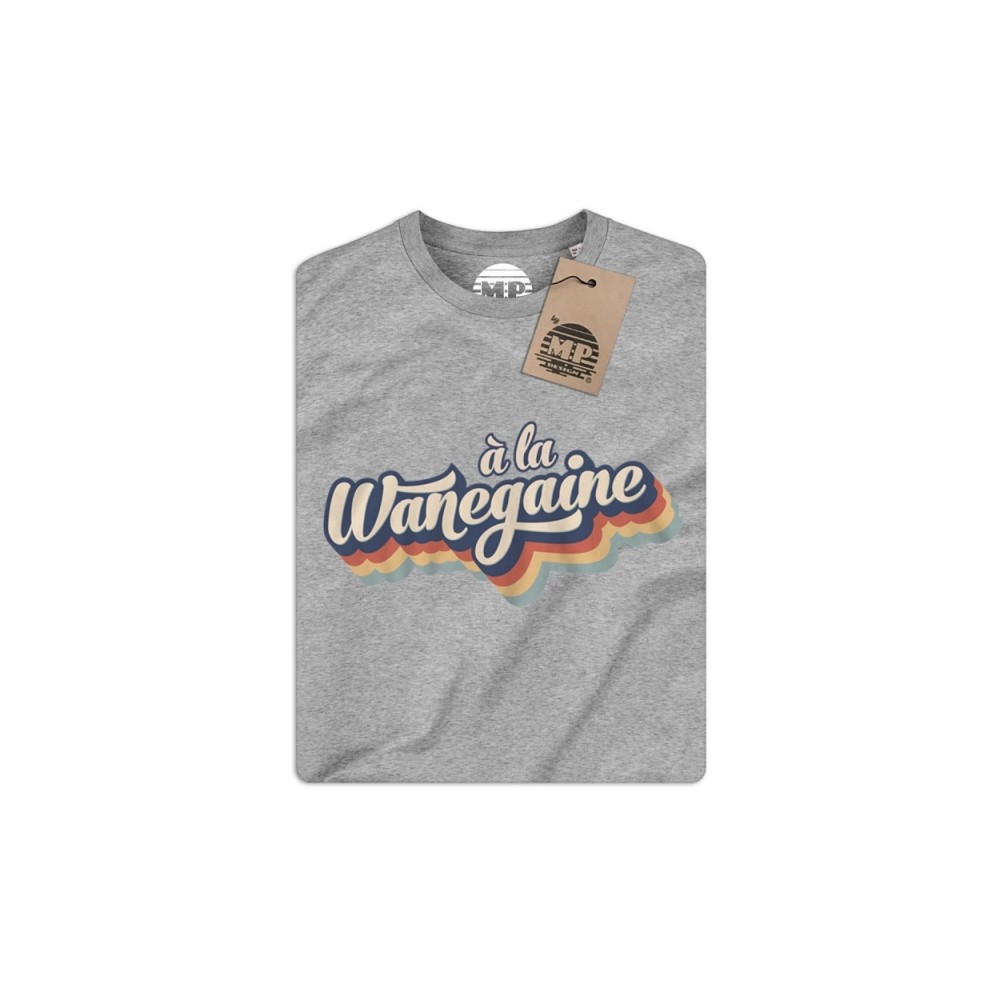 Tshirt kort mouw "A la Wanegaine" Grijs M-men  (Peye et meye)