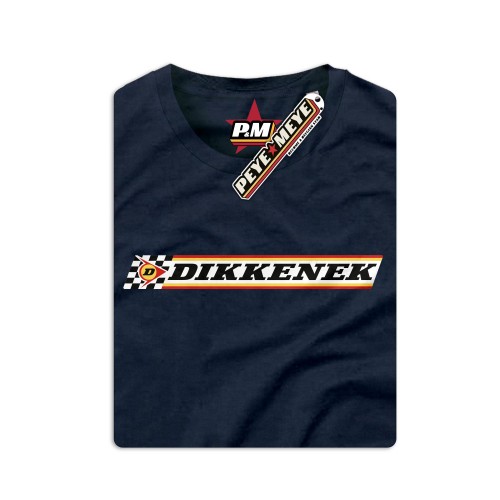 Tshirt courte manche "Dikkenek" bleu-M homme (Peye Meye)