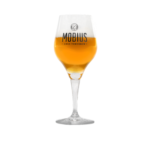 Glas bier Mobius 33 cl  (Brasserie Mobius)