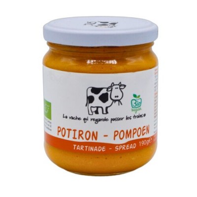 Tartinade potiron bio 190 g (La vache qui regarde passer les trains)