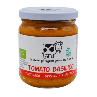 Tartinade tomato basilico 190 g (La vache qui regarde passer les trains)