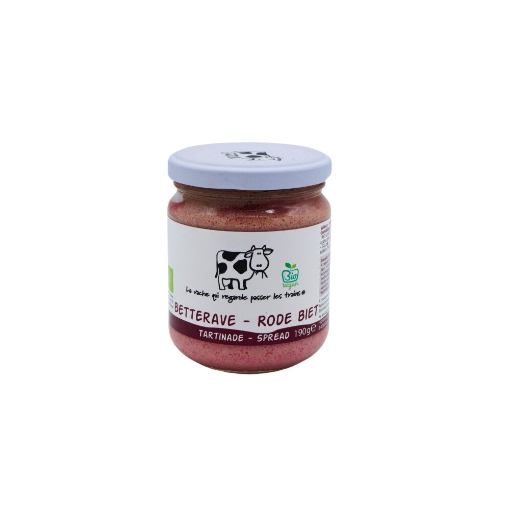 Tartinade betterave bio 190 g (La vache qui regarde passer les trains)