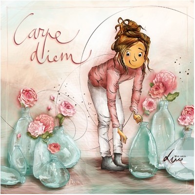 Kaart mon amie Luce "Carpe Diem"